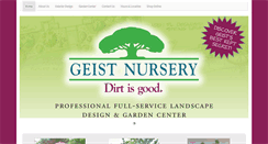 Desktop Screenshot of geistnursery.com