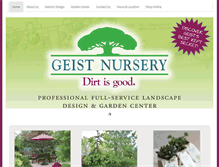 Tablet Screenshot of geistnursery.com